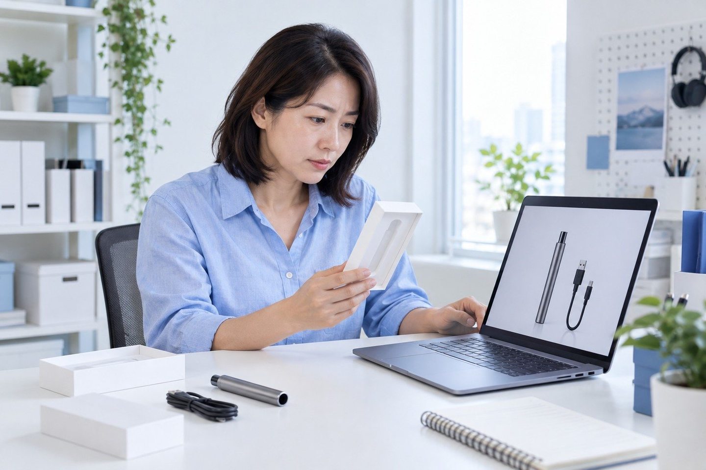 태블릿과 노트북으로 업무를 확인하는 여성 — PG결제대행사 가입 심사 결과심사 결과, 그다음이 궁금하시죠? 연락 주시면 개통까지 걸음을 나눠 드려요.